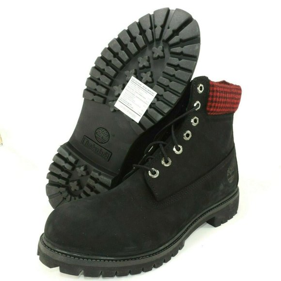 Timberland 6 in Premium Double 44527 Men's Boots Outdoors Leather Wheat SZ 9.5 - Picture 3 of 7